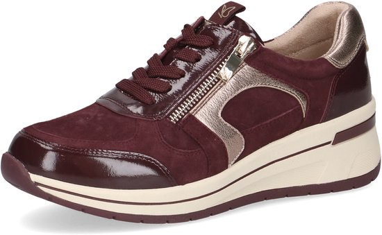 Caprice- art 9-23300- 44 551 - dentelle/fermeture éclair bordo-femme