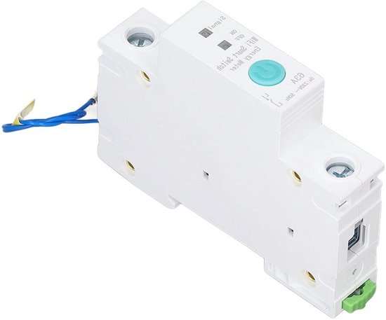 Wifi Smart Circuit Breaker Switch Energy Power Meter Guida DIN per Ewelink APP Controllo Wireless AC230V 1P 63A per Apparecchiature Elettriche Telecomando Wifi Smart Circuit Breaker Switch Energy Power Meter Guida DIN per Ewelink APP Controllo Wireless AC230V 1P 63A per Apparecchiature Elettriche Telecomando