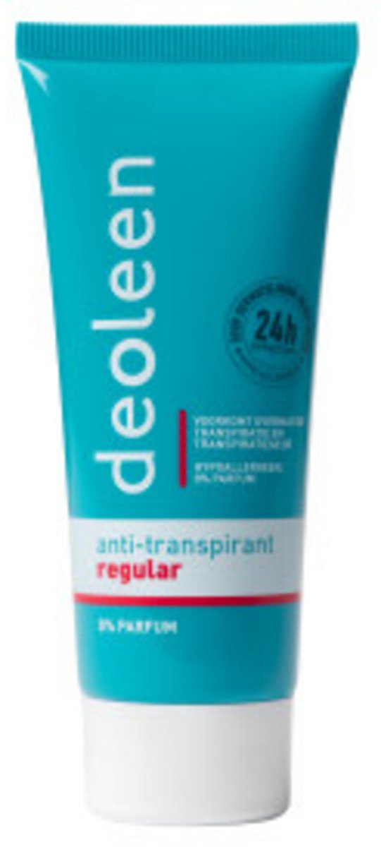 Bol.com Deoleen Deodorant Creme Regular Anti-Transpirant - 3 x 50 ml - Voordeelverpakking aanbieding