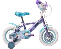 Disney Frozen 2 Kinderfiets - Meisjes - 12 inch - Blauw Paars - Twee handremmen