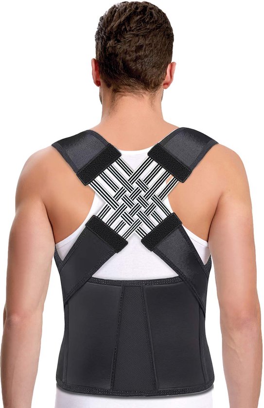 Rugbrace Posture Corrector Voor Vrouwen en Mannen | Verstelbare ...