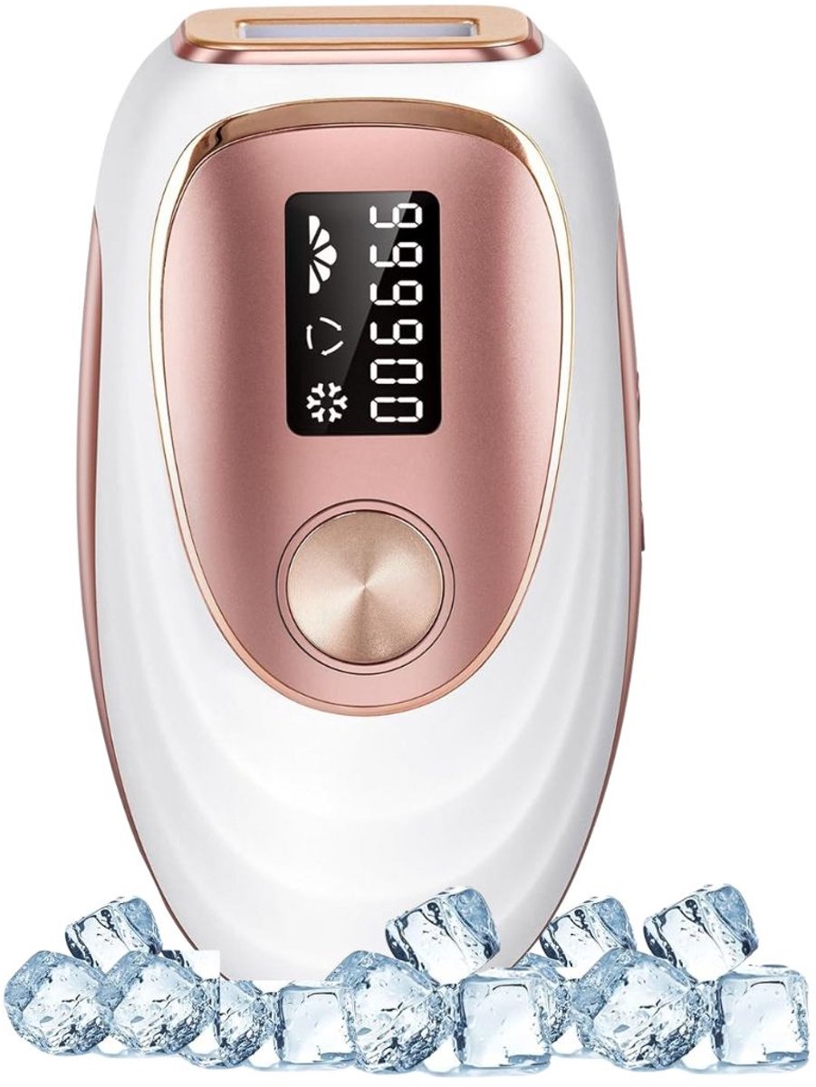 Laser Ontharingsapparaat - IPL Ontharing - Mannen & Vrouwen - Wit met Roze