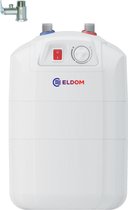10 liter close in keukenboiler 2kw voor onder het aanrecht ELDOM Extra Life