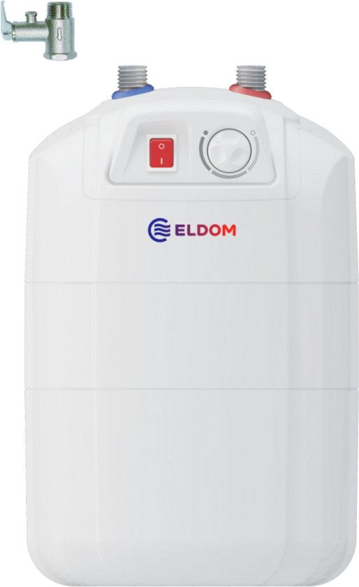 10 liter close in keukenboiler 2kw voor onder het aanrecht ELDOM Extra Life