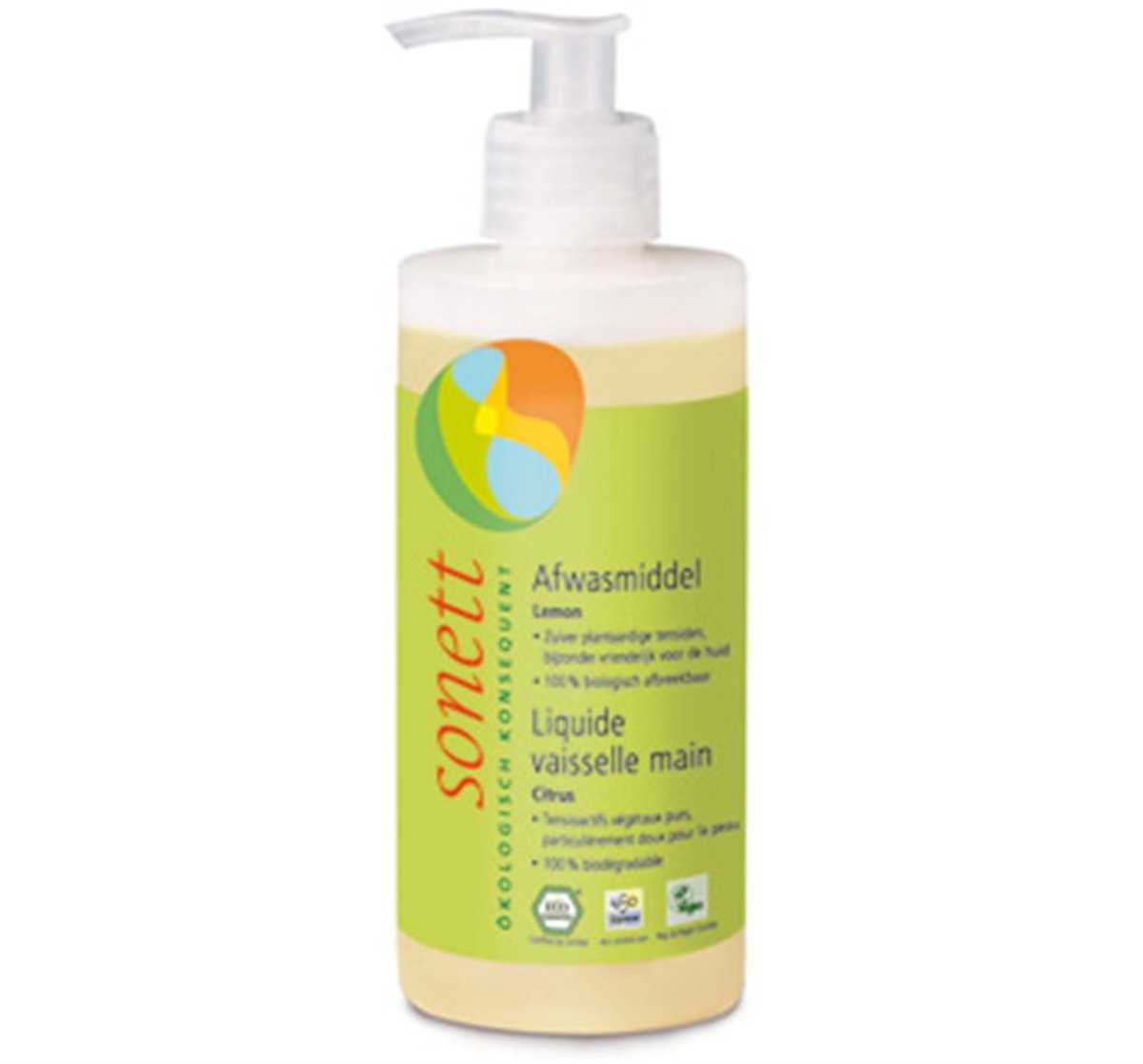 Sonett Afwasmiddel Lemon Biologisch 300 ml