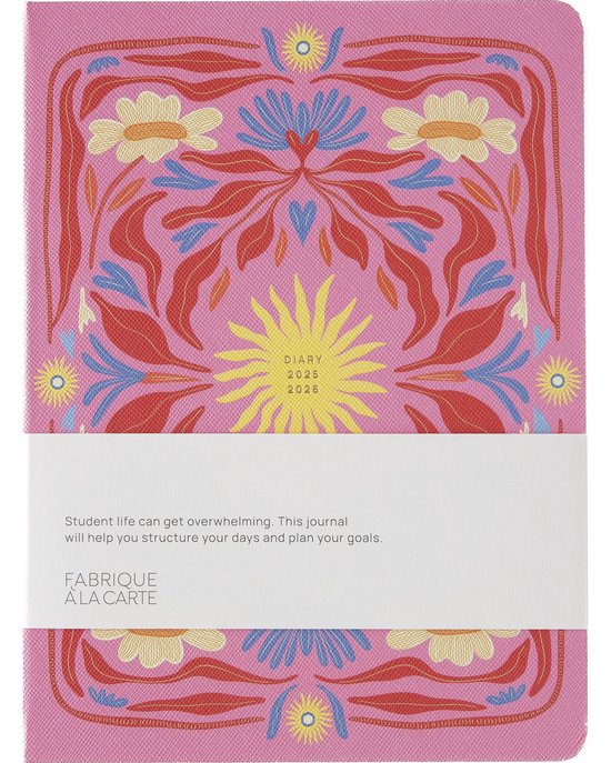Fabrique Schoolagenda 2025/2026 Sun Pink