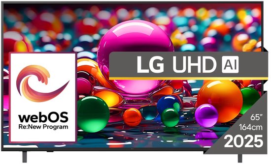 LG 65UA75003LA - 65 inch - 4K LED - 2025 - Buitenlands model