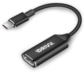 Drivv. USB C naar HDMI Adapter - Ondersteunt 4K 30Hz - Converter - Type C to HDMI - Thunderbolt 3 - Zwart