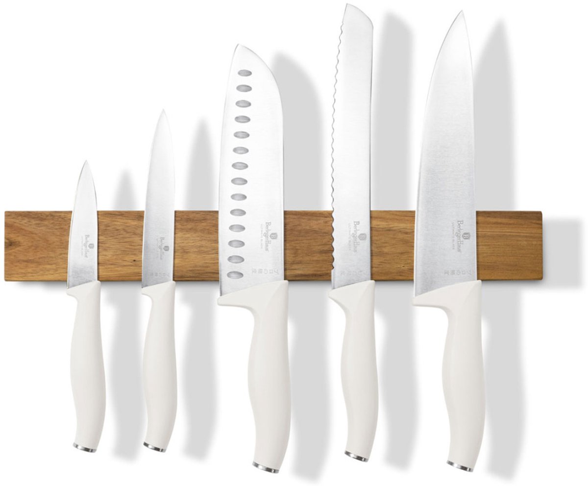 SET VAN 5 KEUKENMESSEN MET EEN LEMMET BERLINGER HAUS BH-2945 SAHARA