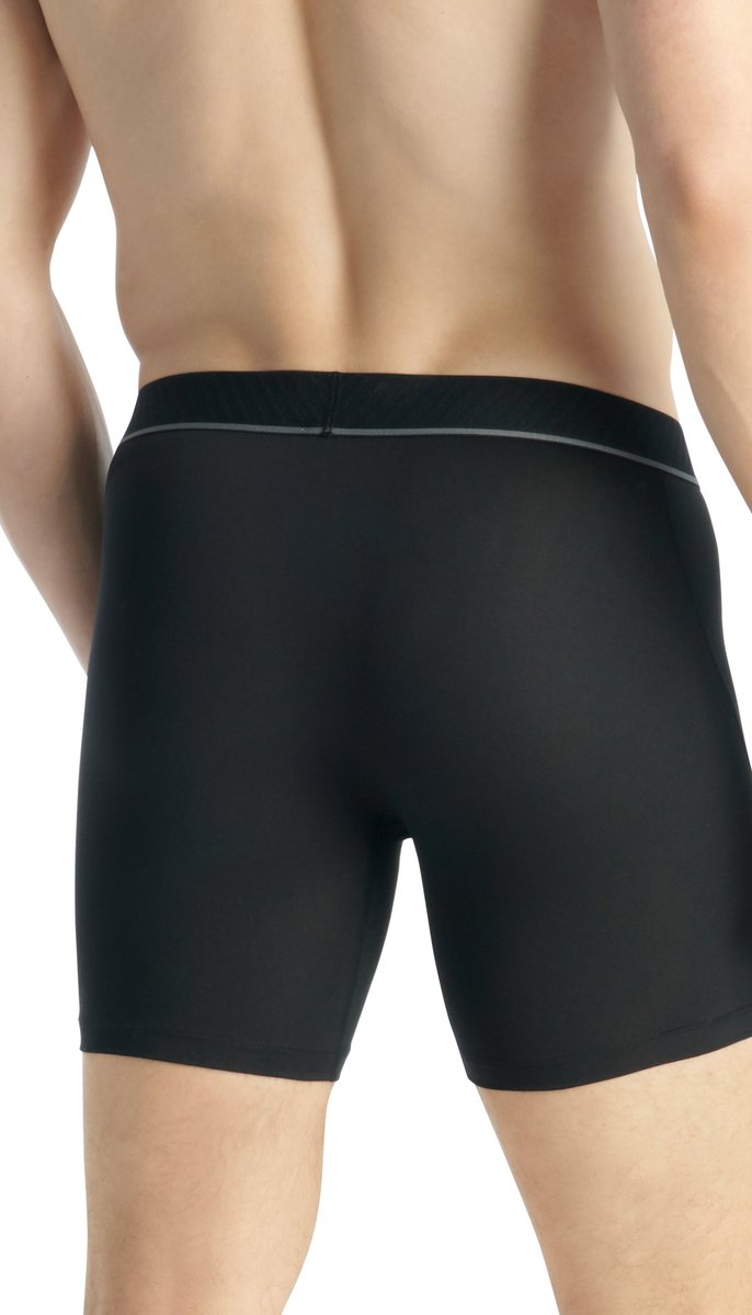Adidas Boxershorts Micro flex lang 6-pack zwart