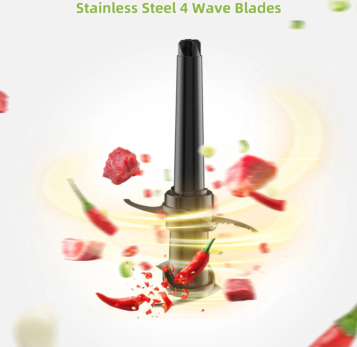 Multifunctionele Keukenmachine 3-In-1 - 700W - 1.2 liter - Makkelijk Schoon Te Maken - Compact - Juicer - Maler - Blender - Hakmolen - Smoothie - Mixer – foto 6