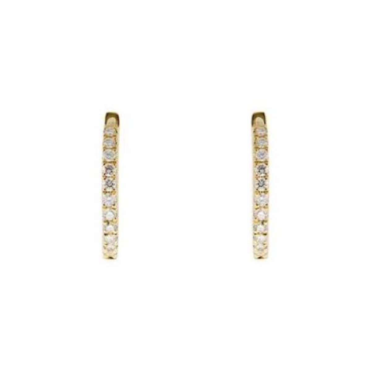Rose Gold Hoop Earrings Gold 18K