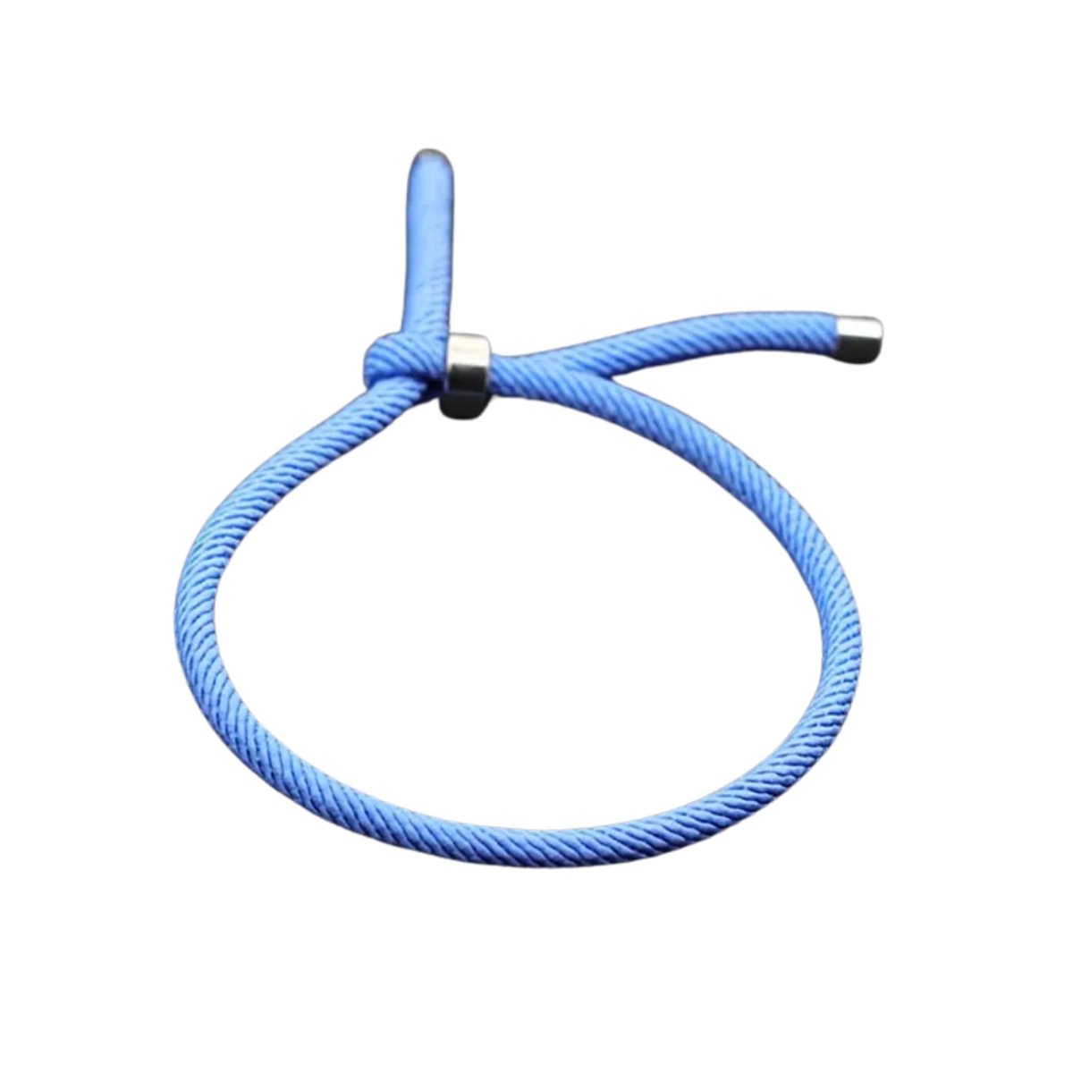 Bovista Armband - Staal - Nep Zilver - Dames - Hemelsblauw