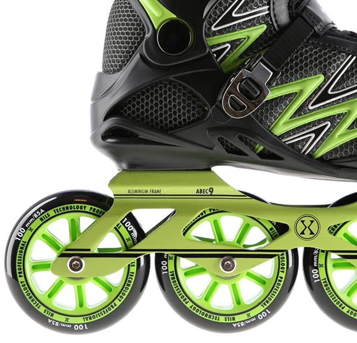 Nils Extreme NA8660 - Inlineskates - Groen - ABEC 9 Lager - Ventilerende Schoen