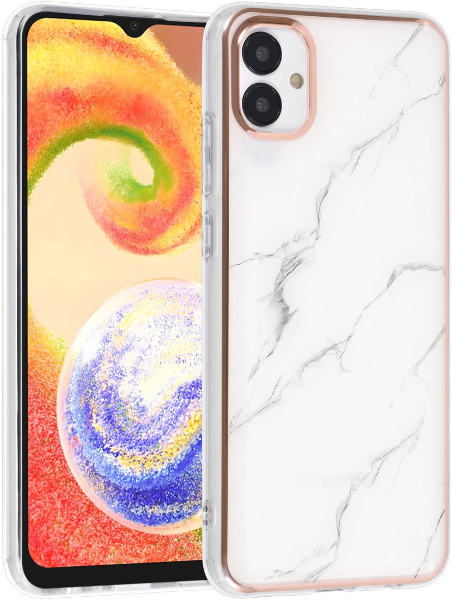 UNIQ Accessory Samsung Galaxy A04 TPU Back Cover hoesje - Marble
