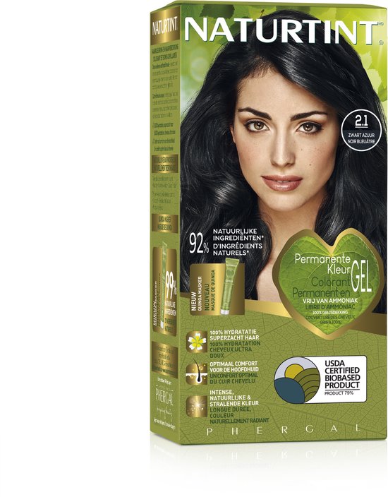 2.1 Zwart Azuur - NATURTINT - 170ml - Vegan