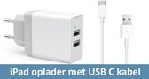 Oplader met USB C kabel (iPad Air , Pro 11, Pro 12,9 (2018, )
