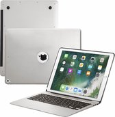 iPad Pro 12.9 (2017) Toetsenbord Hoes Zilver Met Trackpad Muis en Verlichting