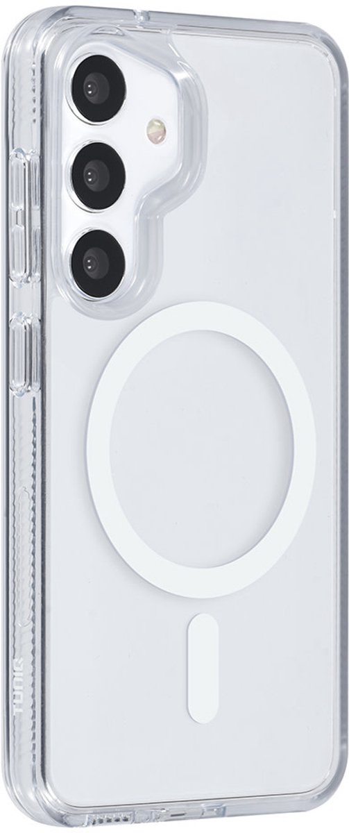 TUNIQ telefoonhoesje voor Samsung Galaxy S24 - MagSafe siliconen backcover - Wit