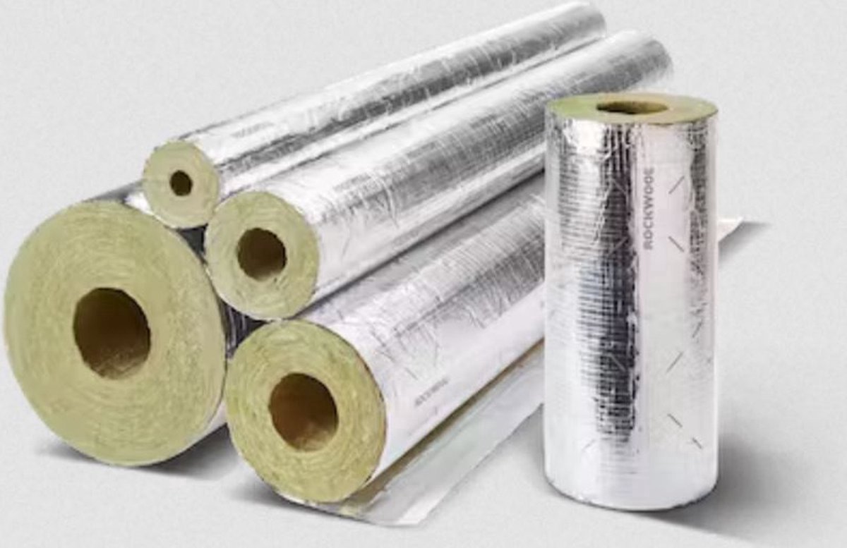 Buisisolatie 3st 114x25 Rockwool 810 Leiding isolatie professioneel