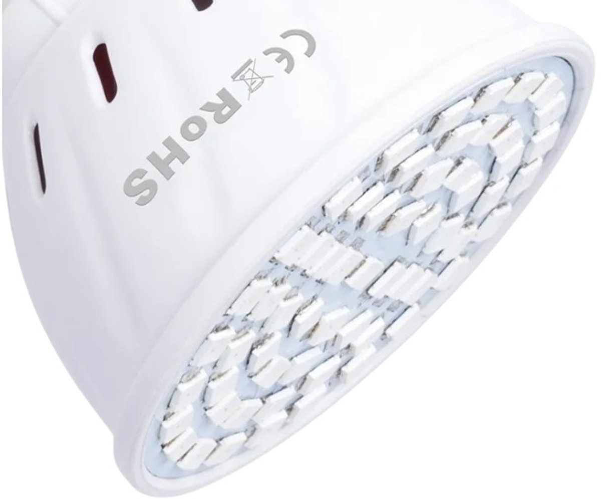 3 Stuks LED Kweeklampen – 80 LEDs E27 220V Volledig Spectrum Groeilampen voor Planten – Binnenverlichting voor Hydrocultuur & Growbox