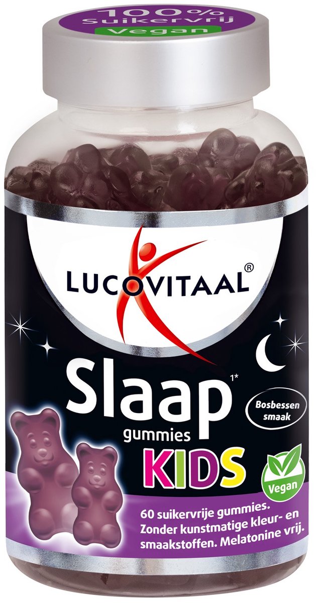 Goedkoopste Lucovitaal Slaap Gummies Kids Bosbessen 60ST