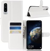 Huawei P30 hoesje, 3-in-1 bookcase, wit | GSM Hoesje / Telefoonhoesje Geschikt Voor: Huawei P30