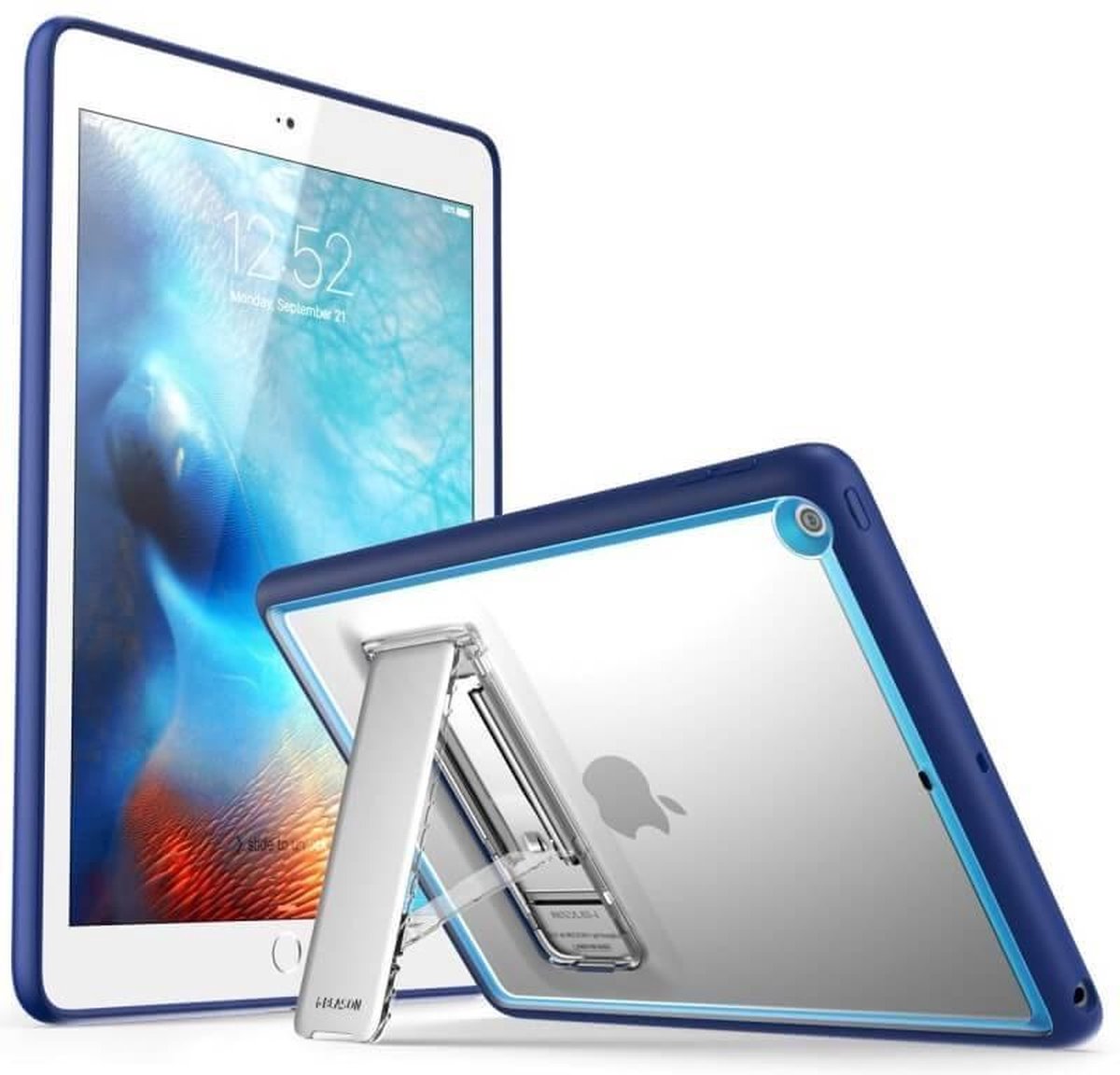 i-Blason iPad hoes 2017 Halo Slim Case blauw