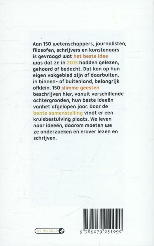 Het beste idee van 2013
