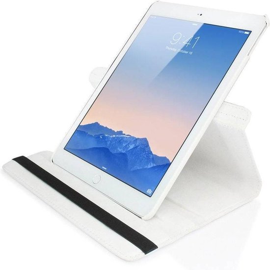 Coque iPad Air 360 degrés en cuir blanc