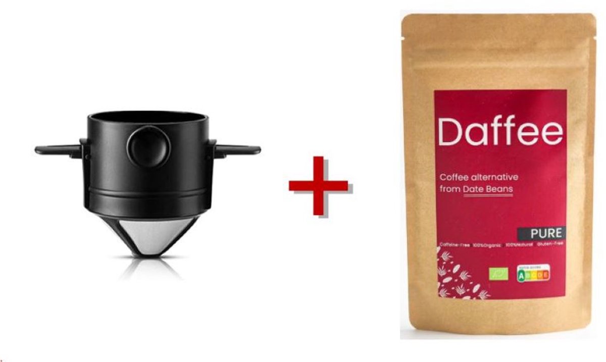 Koffiefilterhouder + Daffee Gemaal Koffie