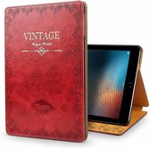 iPad hoes 2017 leer vintage rood