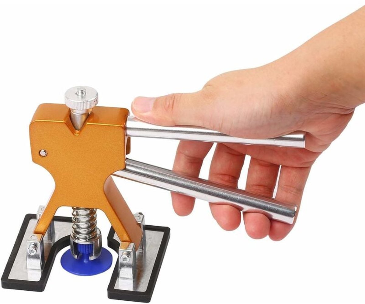 Geschikt voor Carrosserie reparatieset, deuktrekker carrosserie gereedschapssets, spuitloze deuk reparatie gereedschap spuitloze deuk verwijdering kleine en diepe hagelschade