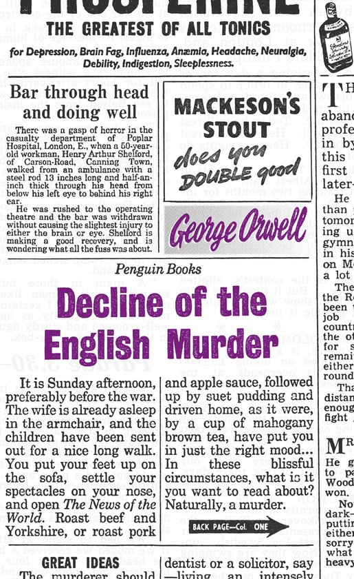 Decline Of The English Murder - cover