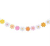 Vilten slinger Lente Bloemen Pastelkleuren - LooK Handgemaakt Vilten slinger Lente Bloemen Pastelkleuren - LooK Handgemaakt