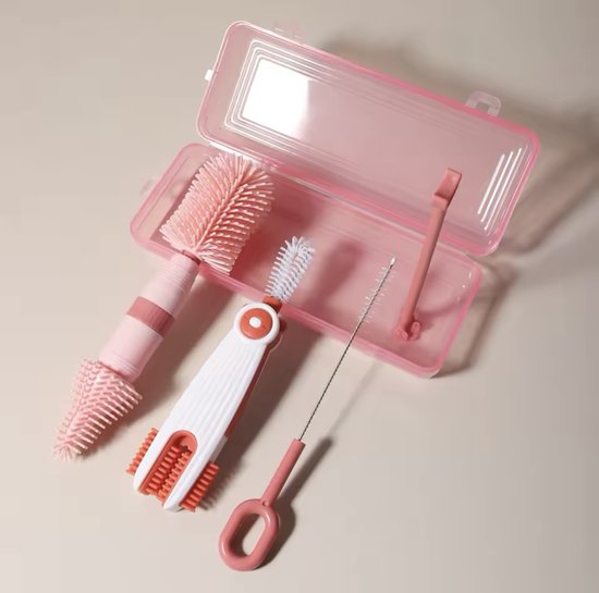 Ensemble Goupillon Biberon, Kit Nettoyage Avec Goupillon