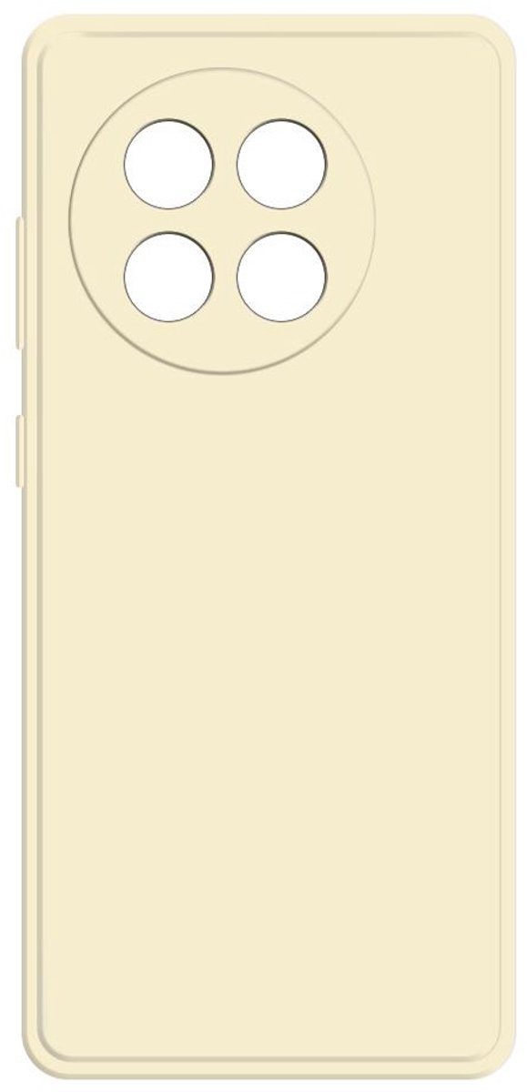 Hoesje voor OnePlus 13R - Phonesta Color Silicone Back Cover - Beige