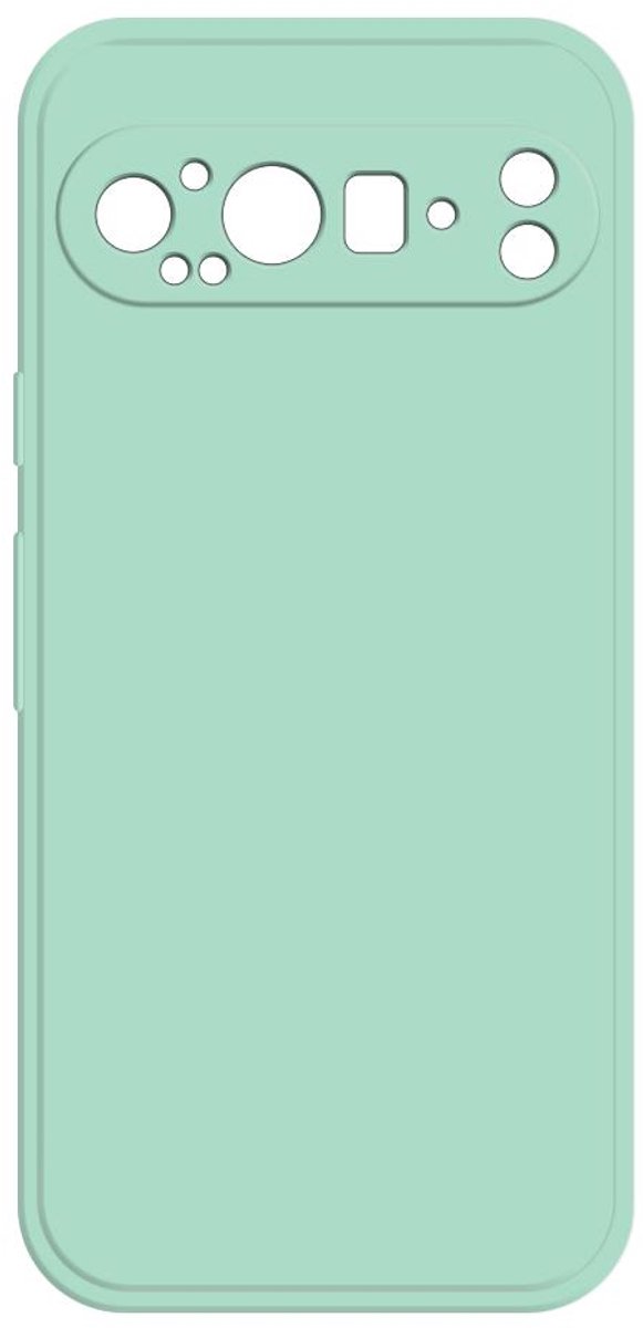 Hoesje voor Google Pixel 9 Pro XL - Phonesta Color Silicone Back Cover - Mintgroen