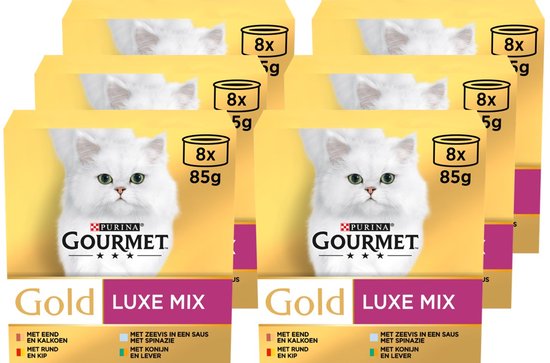 Gourmet Gold Luxe Mix - kattenvoer natvoer