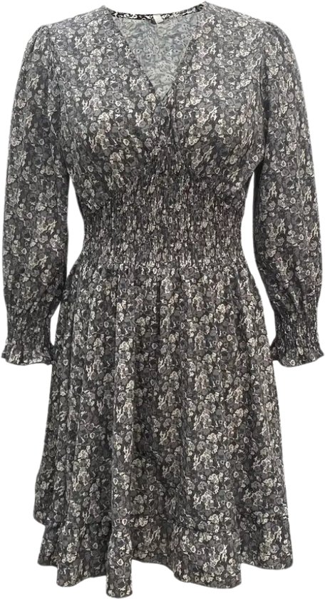 Nivard Zomerjurk Dames - Zomerjurken - Volwassen - Jurk - Ibiza Stijl - Sundress - Donker - Maat XL