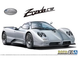 Aoshima Modelbouwpakket Militaire voertuigen - 05602 Pagani Zonda C12S '00 - Sport Auto Plastic - 1:24 - Modelbouw