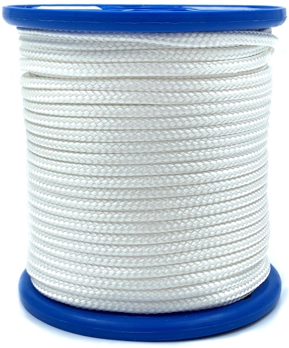 Ronstan Polyester vlaggenlijn - 6mm - wit - 50 meter klosje