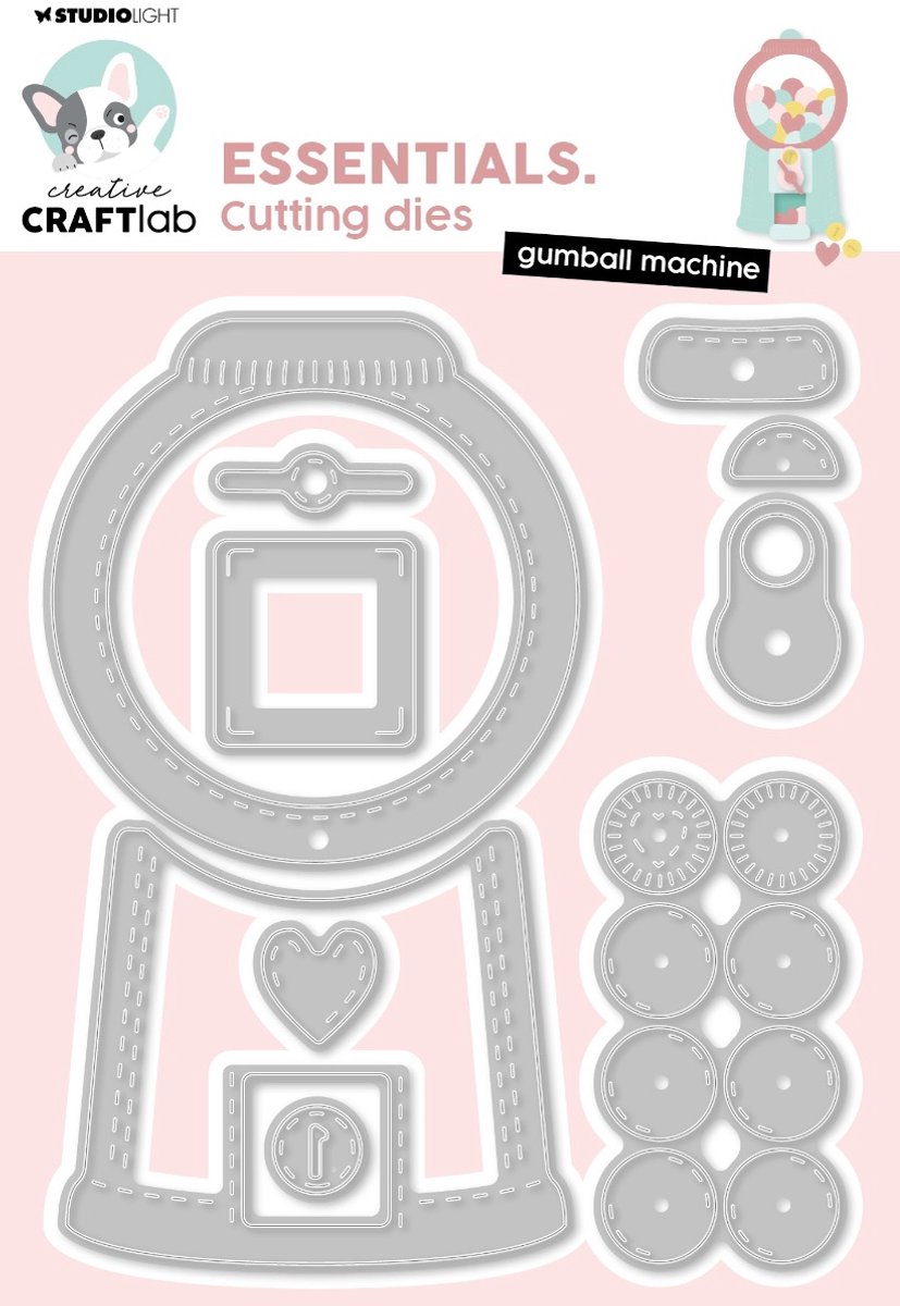 Cutting die Gumball machine - Essentials nr. 1033