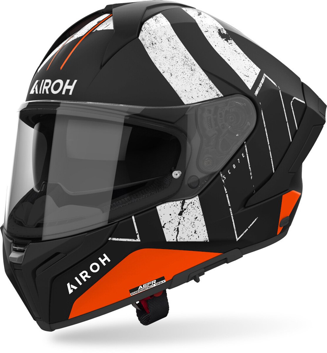 Airoh Matryx Scope Oranje Mat Integraalhelm - Helm