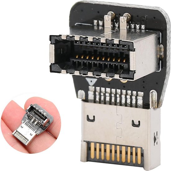 Duttek USB C Adapter 40Gbps, Right Angle USB C Adapter unterstützt 8K
