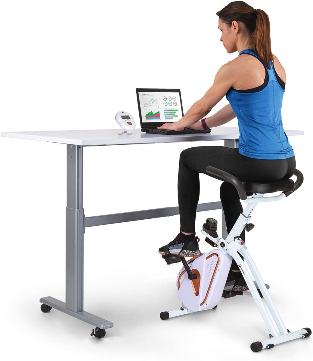 Hometrainer met Trainingscomputer - Verstelbare Fiets - Hometrainer - €409,53
