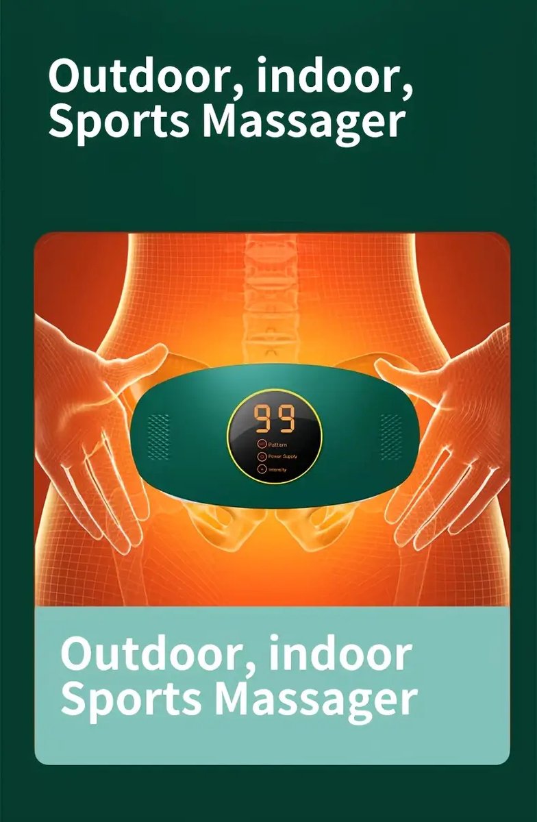 Warmtegordel rug met massage en verwarming