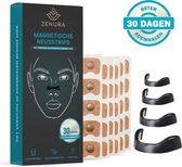 Zenura Magnetische Neusstrips - Anti Snurk Neusspreider - Neusstrip - 30 Dagen Voorraad - Huidvriendelijk - 60 Stuks Neusstickers