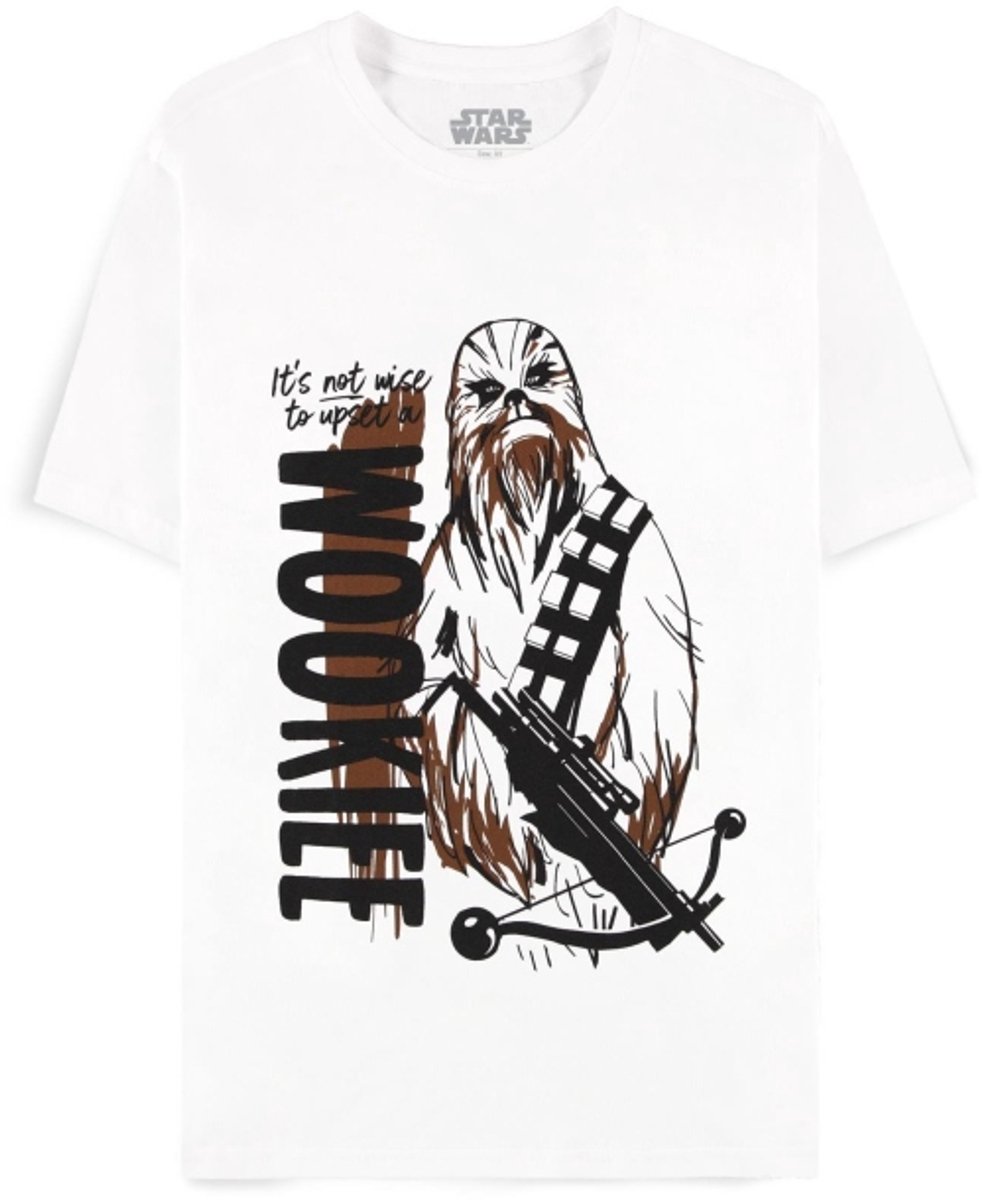 Disney Star Wars The Mandalorian - Chewbacca Heren T-shirt - 2XL - Wit