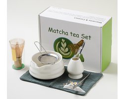 foto van Matcha set-Set van 7- matcha starterkit-matcha klopper-Matcha perfecte kit-Bamboe Klopper